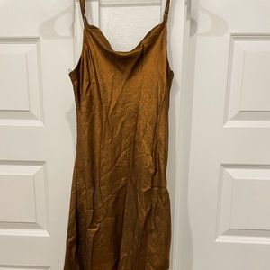 Elegant bronze dress
